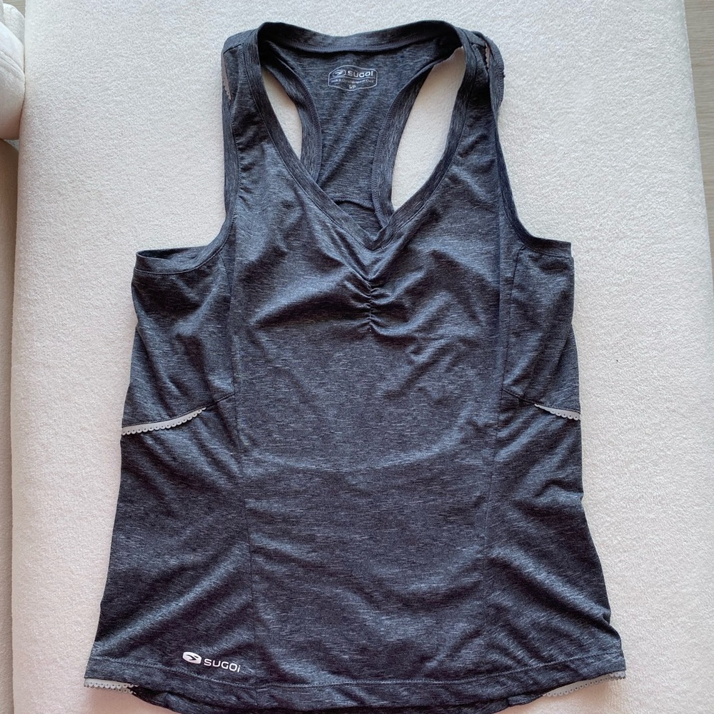 SUGOi Charcoal cycling Tank Top